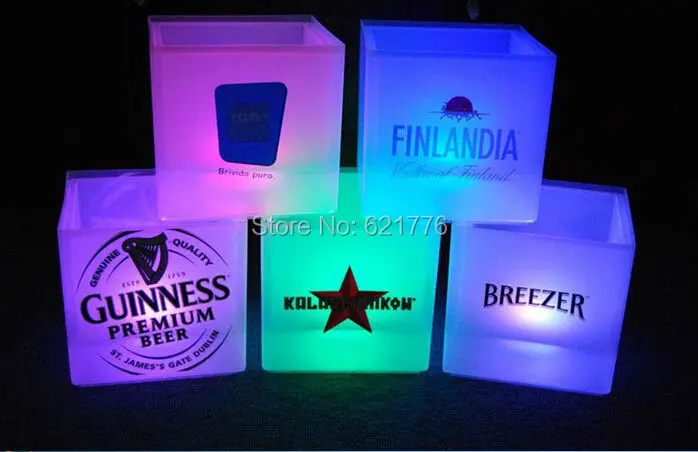 1 шт. светодиодное пластиковое Двухслойное ведро для льда 3 5 л | Лампы и освещение