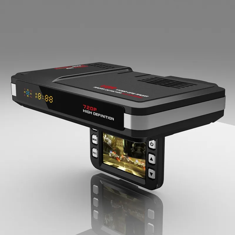 3 в 1 Радар детектор автомобилей Русский голос DVR камера 150 градусов 1080P 2," дисплей Скорость Детектор Cam g-сенсор ночное видение