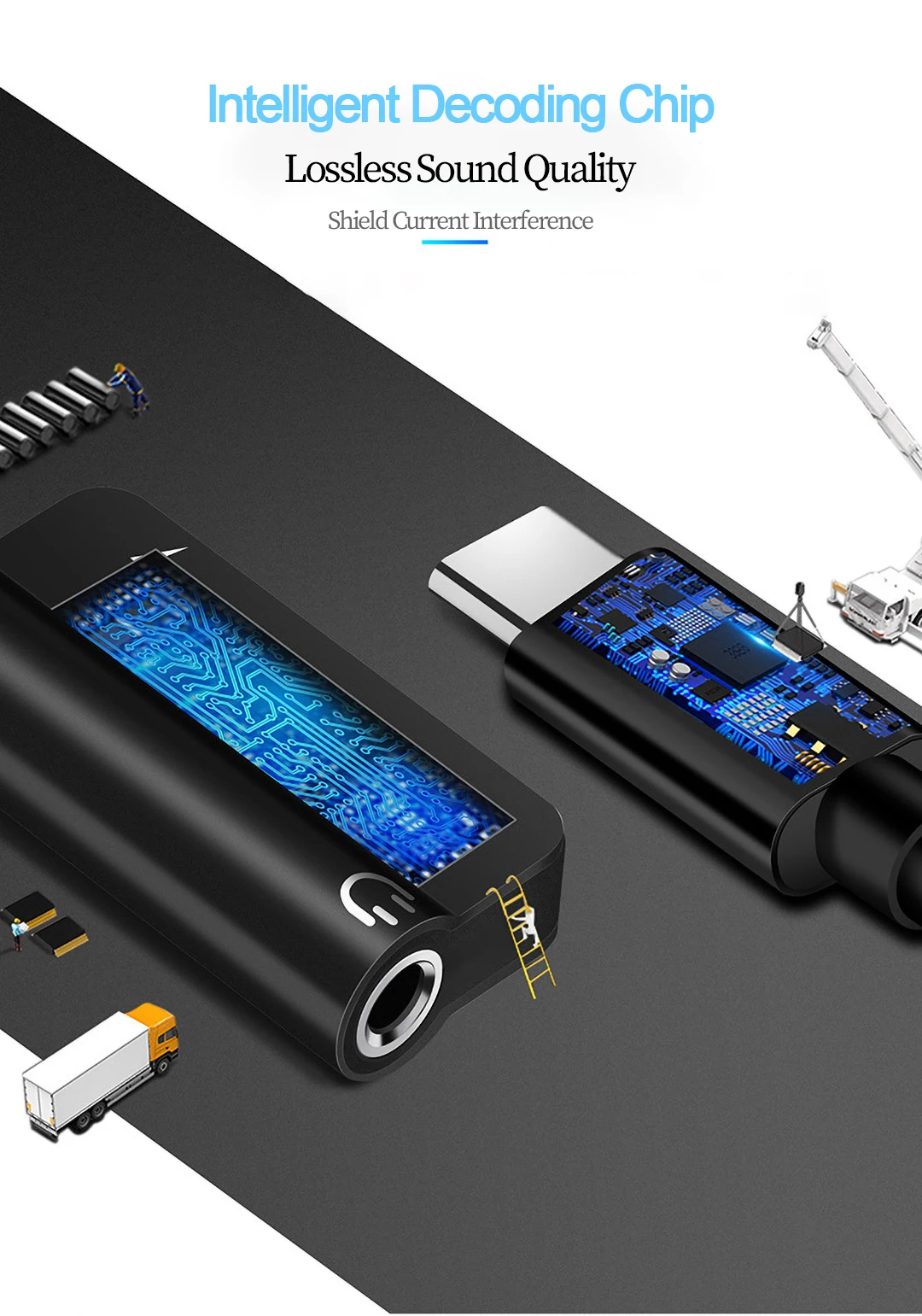 Для Xiaomi Mi9 samsung huawei P20 type C до 3,5 мм двойной разъем для наушников Aux адаптер USB C зарядное устройство аудио кабель сплиттер конвертер