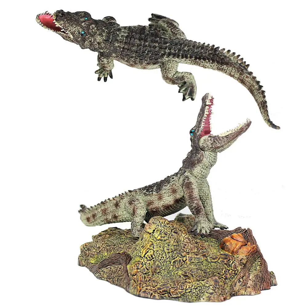 

Realistic Reptiles Animal Crocodile Doll PVC Action Figures Education Kids Toy