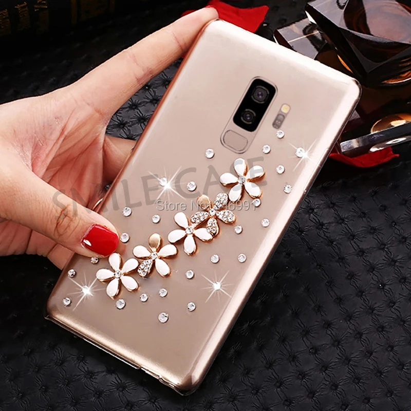 Smile чехол для Samsung galaxy A6 Plus 2018 6 0 &quotпрозрачные пластиковые чехлы со стразами 5