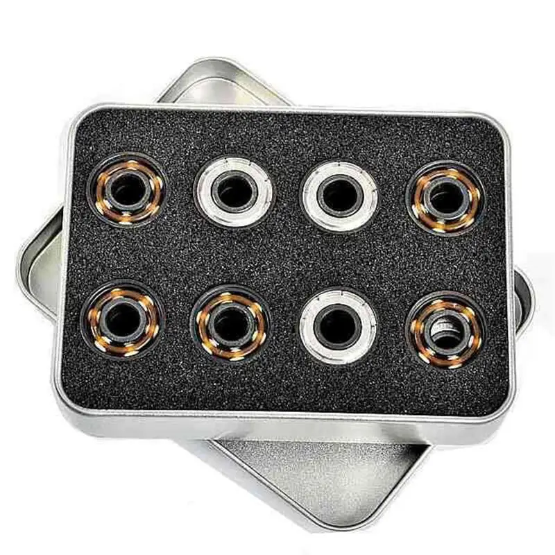 16 шт. BSB белые Керамика подшипники Белая бусы циркония роликовый подшипник слалом