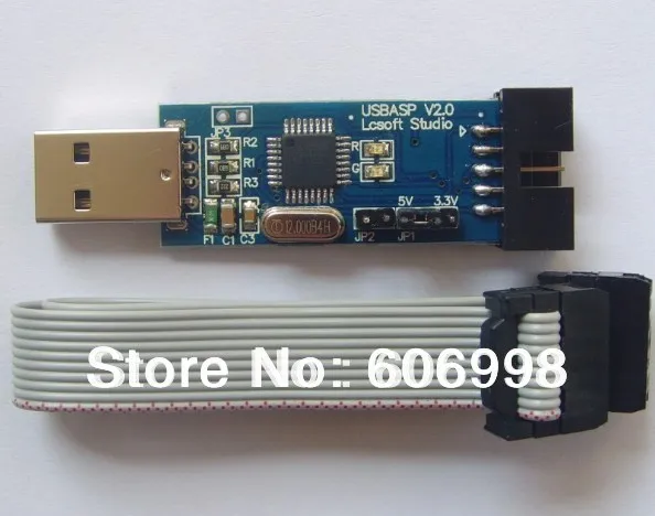 5 шт./лот USB ISP Программатор для ATMEL AVR ATMega ATTiny 51 Борту Downloader | Электронные компоненты