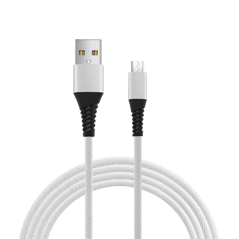 USB 2 0 нейлоновое микро зарядное устройство адаптер Usb для Huawei Y6 Y7 P8 Lite Prime Pro 2017 2018