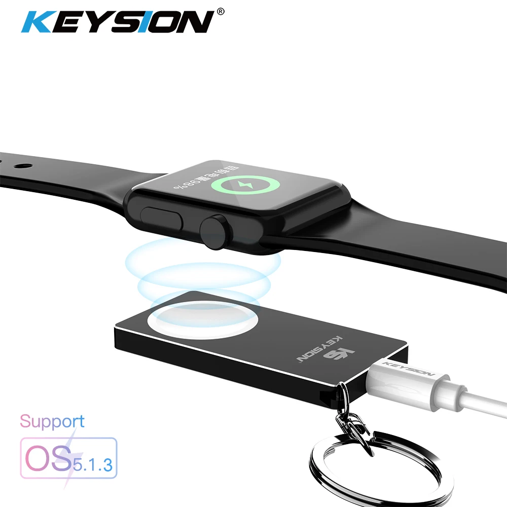 KEYSION магнитное Беспроводное зарядное устройство для Apple Watch серии 4 3 2 1