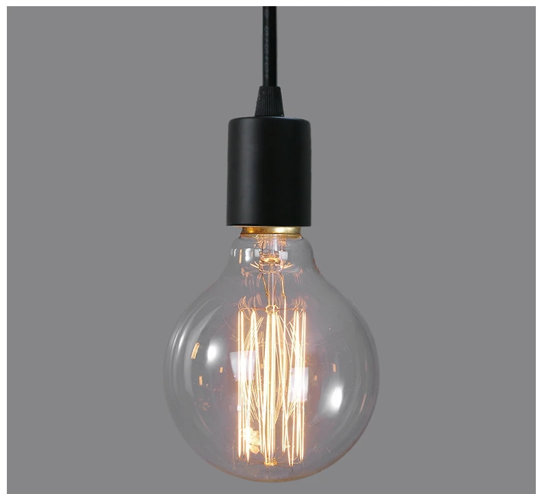 Современное ретро Edison ЛАМПЫ E27 Винтаж лампы антикварная DIY искусства подвесные лампы в виде паука 2 метров линии дома подвесной светильник Винтаж