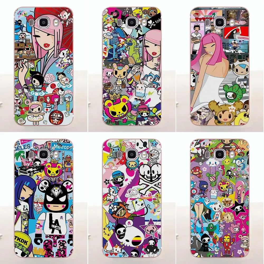 Bixedx японские мягкие чехлы Tokidoki для Samsung Galaxy Note 5 8 9 S3 S4 S5 S6 S7 S8 S9 S10 mini Edge Plus