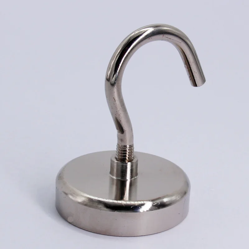 Pаспродажа Магнитные Крючки 100 шт./лот, силовой крючок, магнитный держатель, супер тяжелая неодимовая редкоземельная присоска для ключей Lin2819