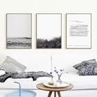 Современная Природа вышивка морской пейзаж лес музыка Оценка холст искусство печать плакат стена гостиная спальня домашний декор фрески