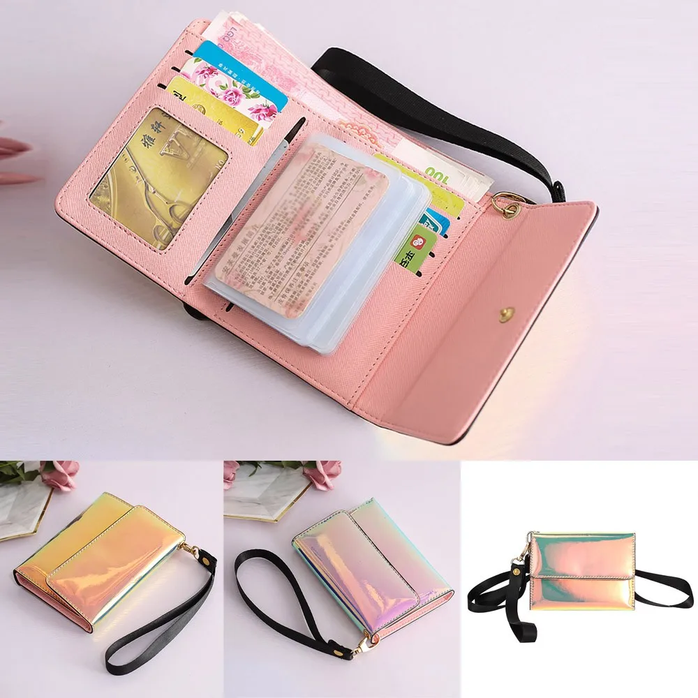 

Card Holder key wallet Women Wallet Laser Money Bags Clutch Purse ID Card Fashion Wallet Coin Purse Casual Women Card Holder#30