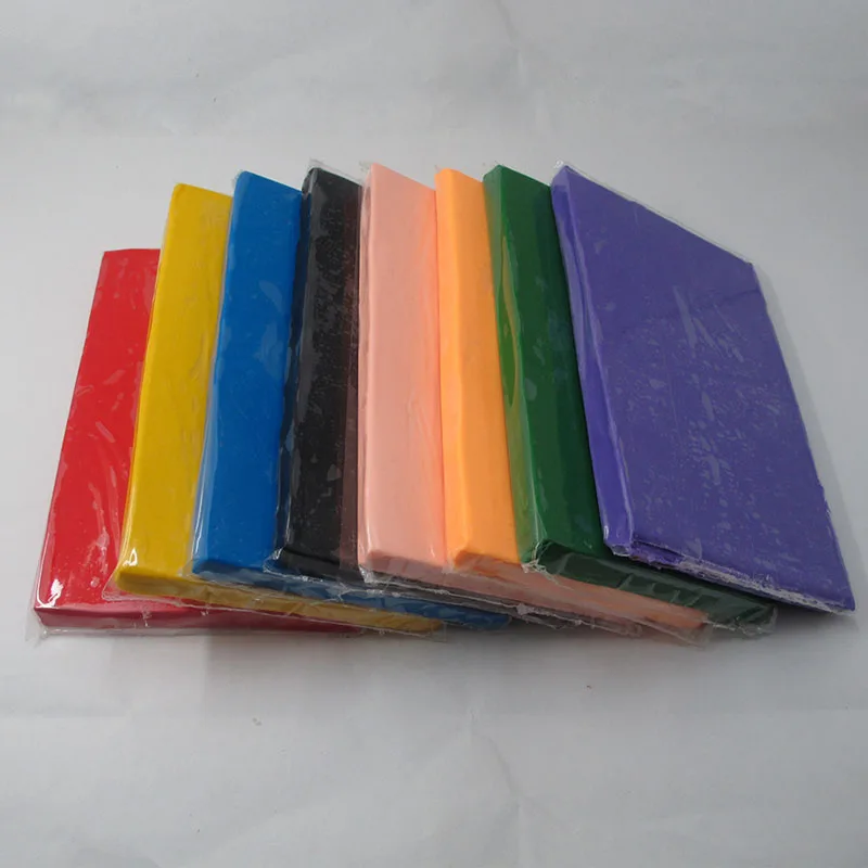 500 г Fimo Полимерная глина, белый, черный, красный цвет кожи, печь для выпечки, умный пластилин, мягкий Fimo малыш, глина для моделирования, игрушки, цветная глина