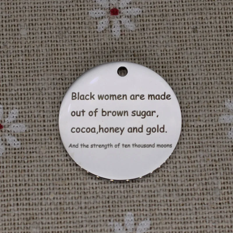 Подвески Ladyfun из нержавеющей стали для женщин черные подвески сделаны