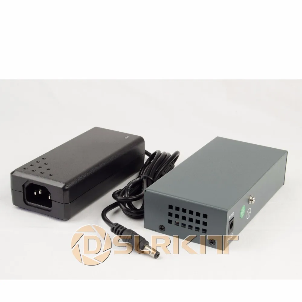 Адаптер питания DSLRKIT 250M 6 портов 4 PoE|power adapter|power injectorpower ethernet |