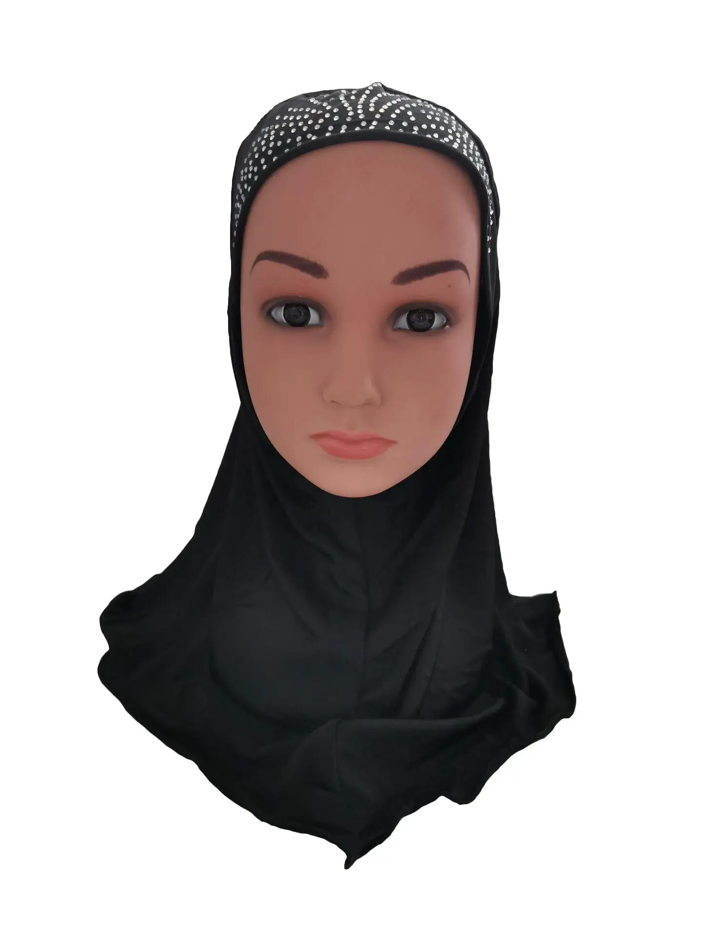 Детский мусульманский хиджаб для девочек женский головной платок шапка Амира