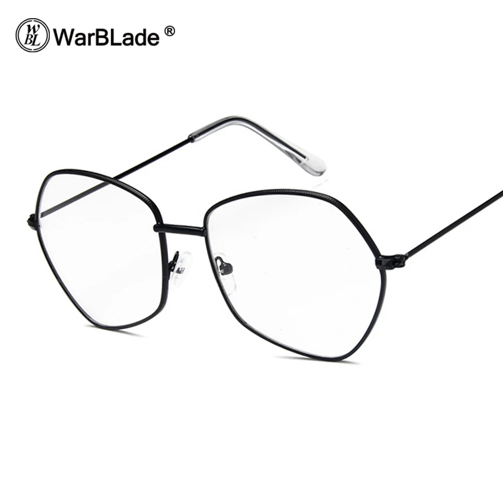 

WarBLade Fashion Black Glasses Frame Women Men Square light Optical transparent Clear Glasses Spectacles Eyeglass Nerd Glasses