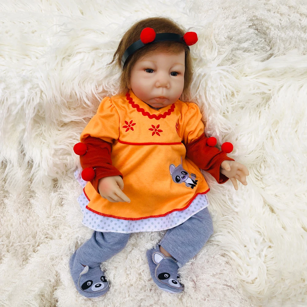 Кукла реборн силиконовая Детская кукла младенец 45 см|Куклы| |