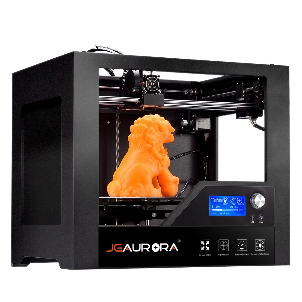 JGAURORA Z 603S 3d принтер полная металлическая рамка с подогревом кровать высокая