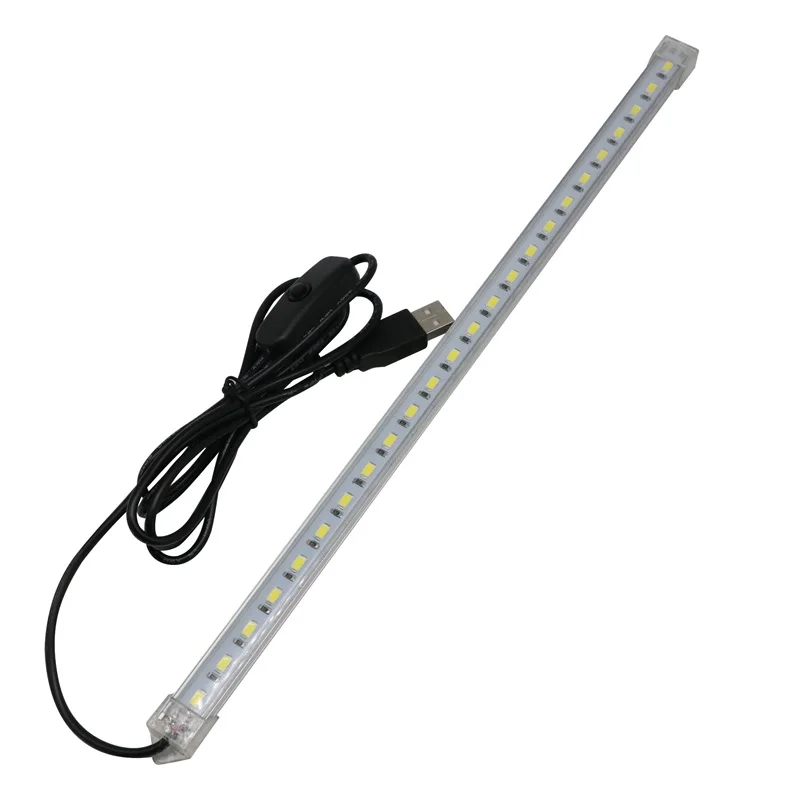 SZYOUMY Бесплатная доставка 10 шт DC 5V SMD 5630 USB Led Жесткая жесткая полоса света холодный