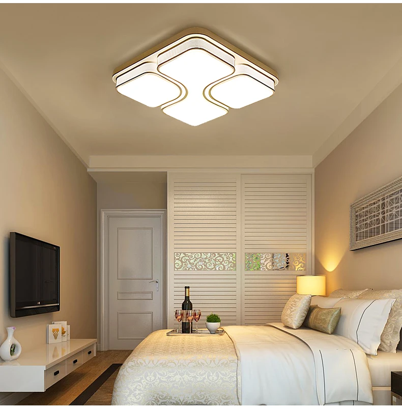 Светильник Потолочный черный/белый 220 В переменного тока|modern led ceiling lights|ceiling