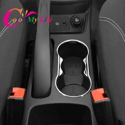 Color My Life ABS защита стакана воды накладка наклейка для Ford Fiesta 2009-2013 для Ford Focus 2 2005-2012 аксессуары