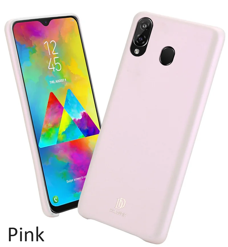 DUX DUCIS задняя крышка чехол для samsung Galaxy A30 A50 A70 A40 A20 A10 из искусственной кожи защитный чехол в виде ракушки для M30 M20 M10 - Цвет: Pink