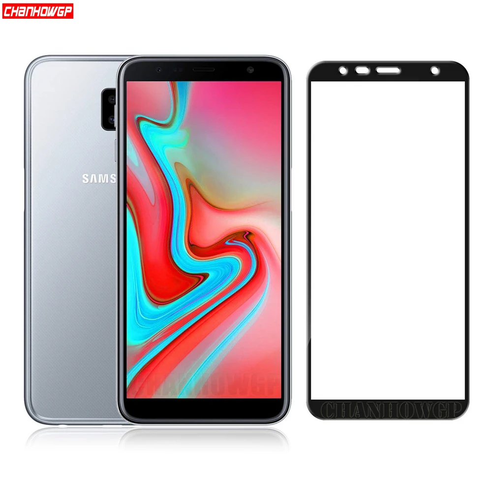 С уровнем твердости 9 H полное покрытие закаленное Стекло для samsung Galaxy J4 плюс 2018