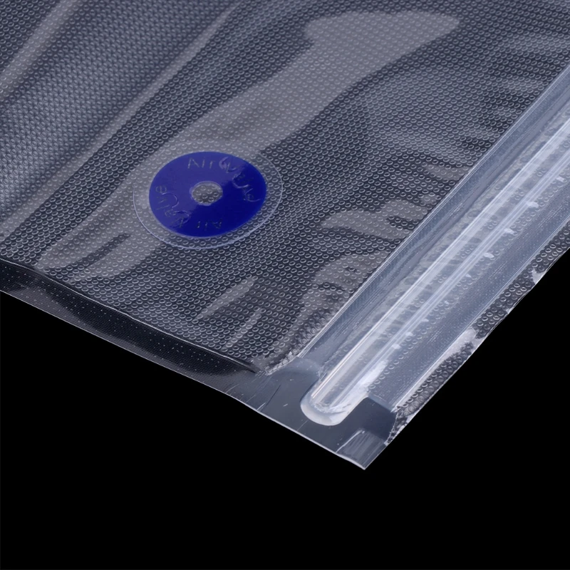 

5pcs Lot Reusable PE Vacuum Bag Food Storage Bags Zipper Fresh-keeping 26x40CM