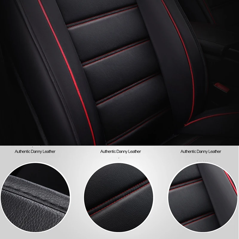 Универсальные кожаные чехлы kalaisike на сиденья автомобиля для Renault все модели duster