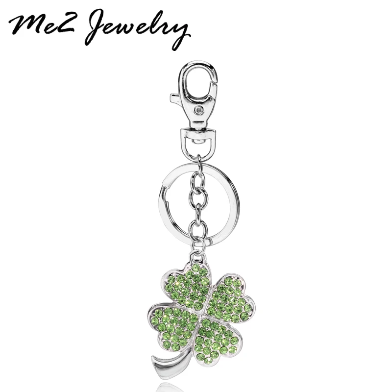 Красивый кристалл Lucky Clover брелки красивая сумка подвеска брелок Рождественский