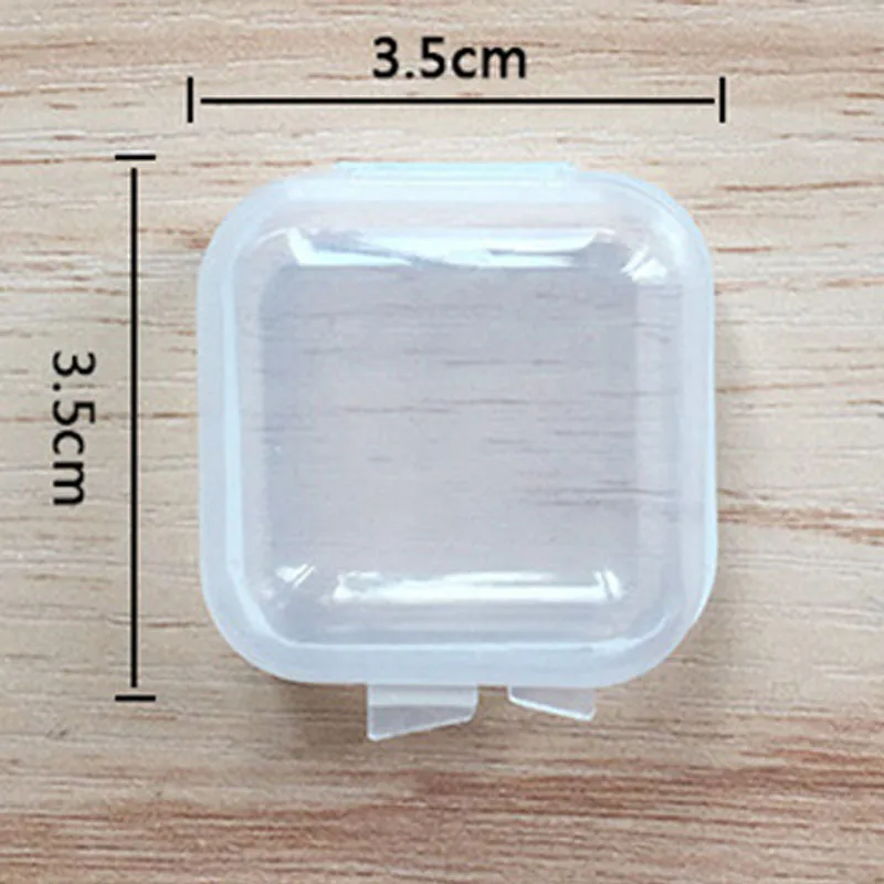 Пластиковый контейнер для отделки 1 шт. аксессуары хранения ювелирных изделий