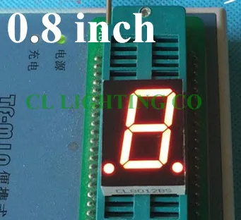 7-сегментный красный светодиодный Дисплей 27 7*20*8 4 мм газоразрядный индикатор 0 8
