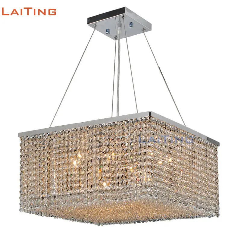 Laiting Lighting Art Deco Square Kristal подвесной светильник для современной гостиной LED LT-71074 +