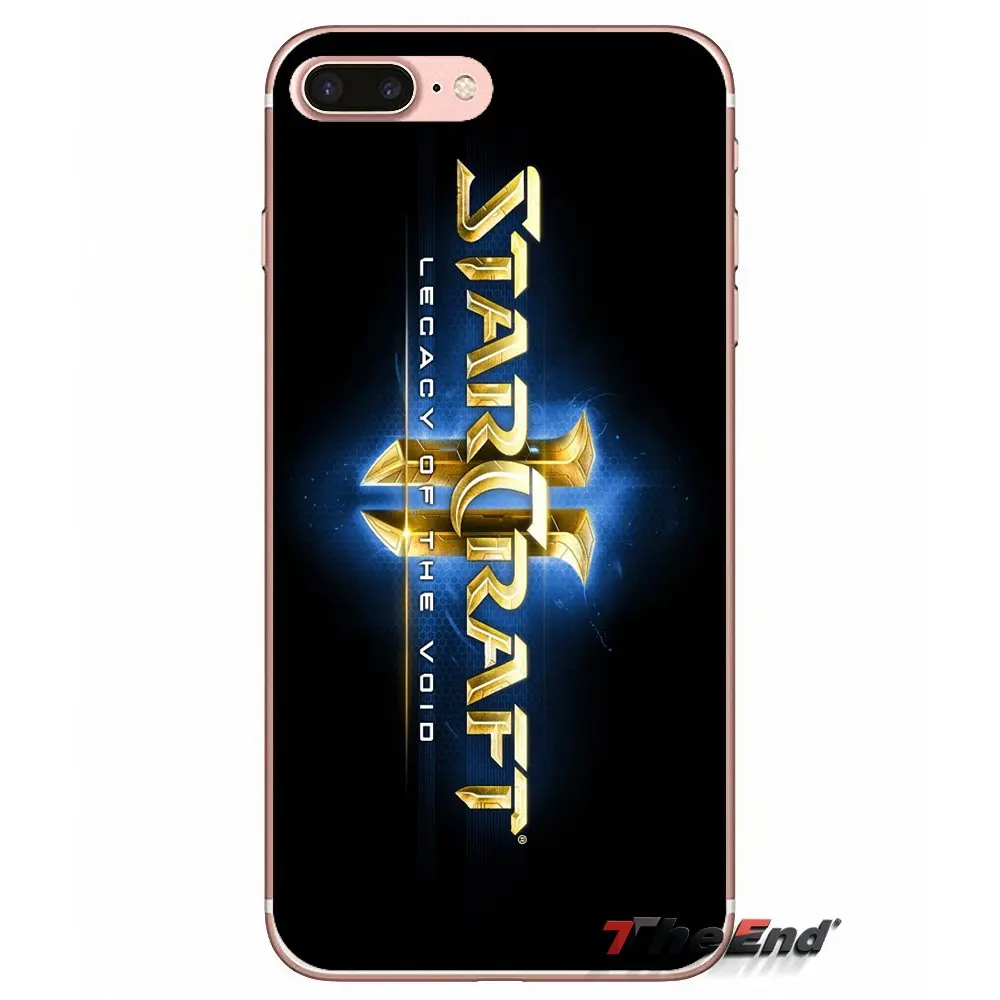 Чехол из ТПУ с логотипом StarCraft Games Blizzard Art для Samsung Galaxy S3 S4 S5 MINI S6 S7 edge S8 Plus Note 2 3 4 5 Grand