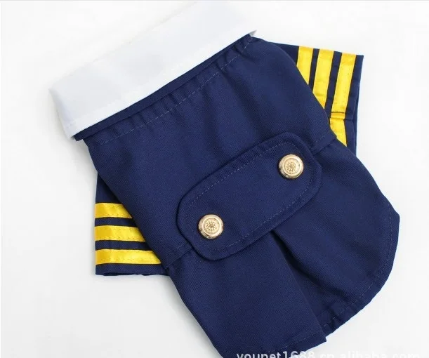 FY53 2017 Бесплатная доставка модная Синяя Униформа с галстуком бабочкой для