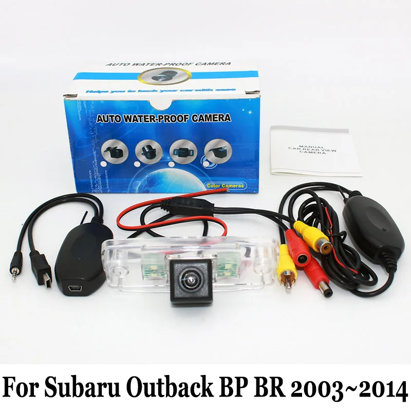 Автомобильная камера заднего вида для Subaru Outback BP BR 2003 ~ 2014 / RCA AUX провод или