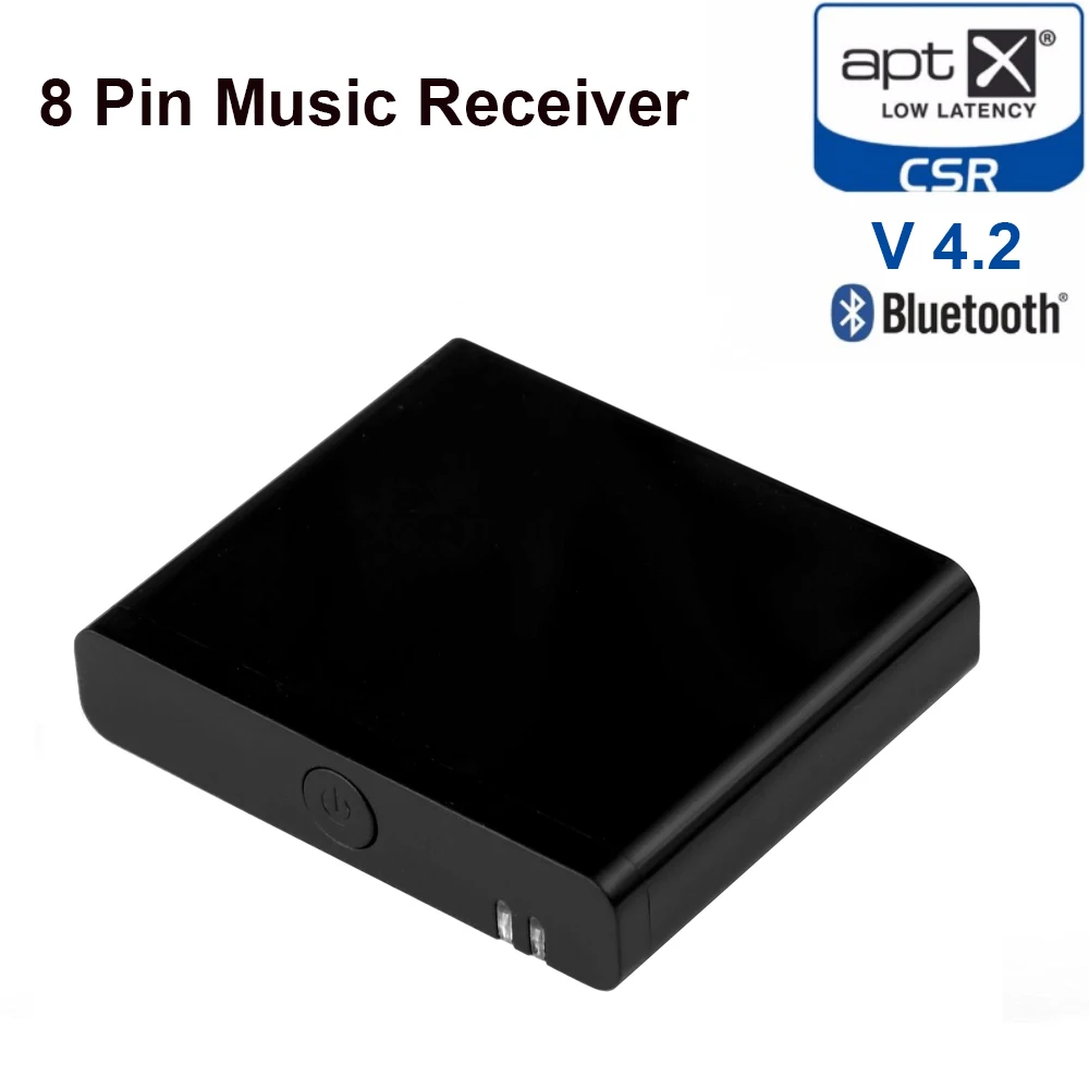 8Pin Aptx A2DP Bluetooth V4.2 Music Receiver беспроводной стерео аудио адаптер для BOSE SoundDock III и т. д. 8