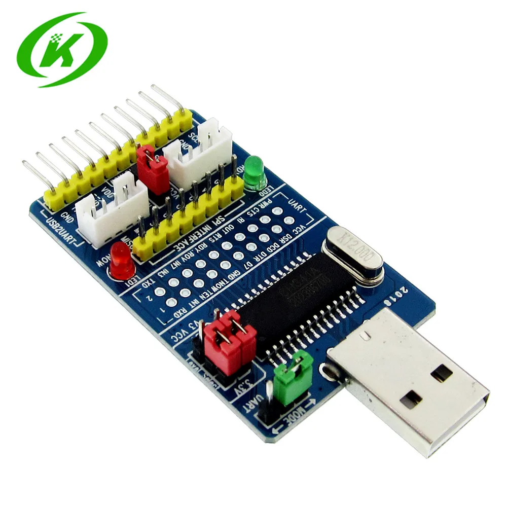 Преобразователь CH341A USB в SPI I2C IIC UART TTL ISP серийная кисть для отладки RS232