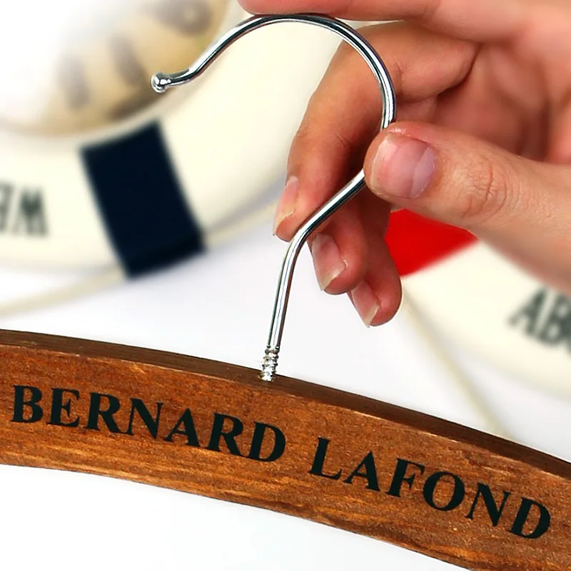 5pcs/lot wooden children hangers for clothes adult wood pants rack vintage creative letters hanger | Дом и сад