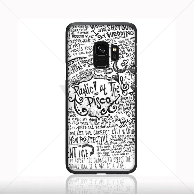 Yinuoda Panic At The Disco мягкий силиконовый черный чехол для телефона samsung Galaxy s9 s8 plus note 8 note9