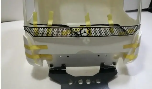 Наклейка для впуска/передняя решетка радиатора tamiya 56348 3363 1851 56335 1/14 RC трактор Benz