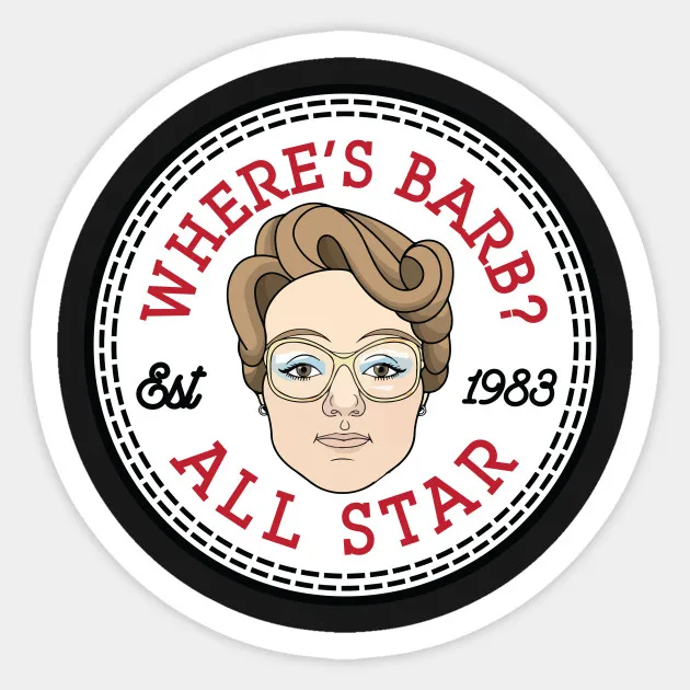Наклейка с логотипом Stranger Things Barb All Star Converse для ноутбука автомобиля скейтборда