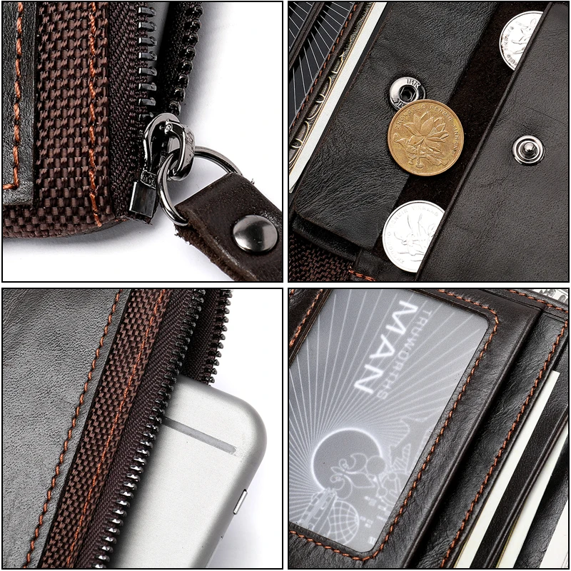 WESTAL горячий клатч мужской кошелек бумажник портмоне мужское натуральная кожа