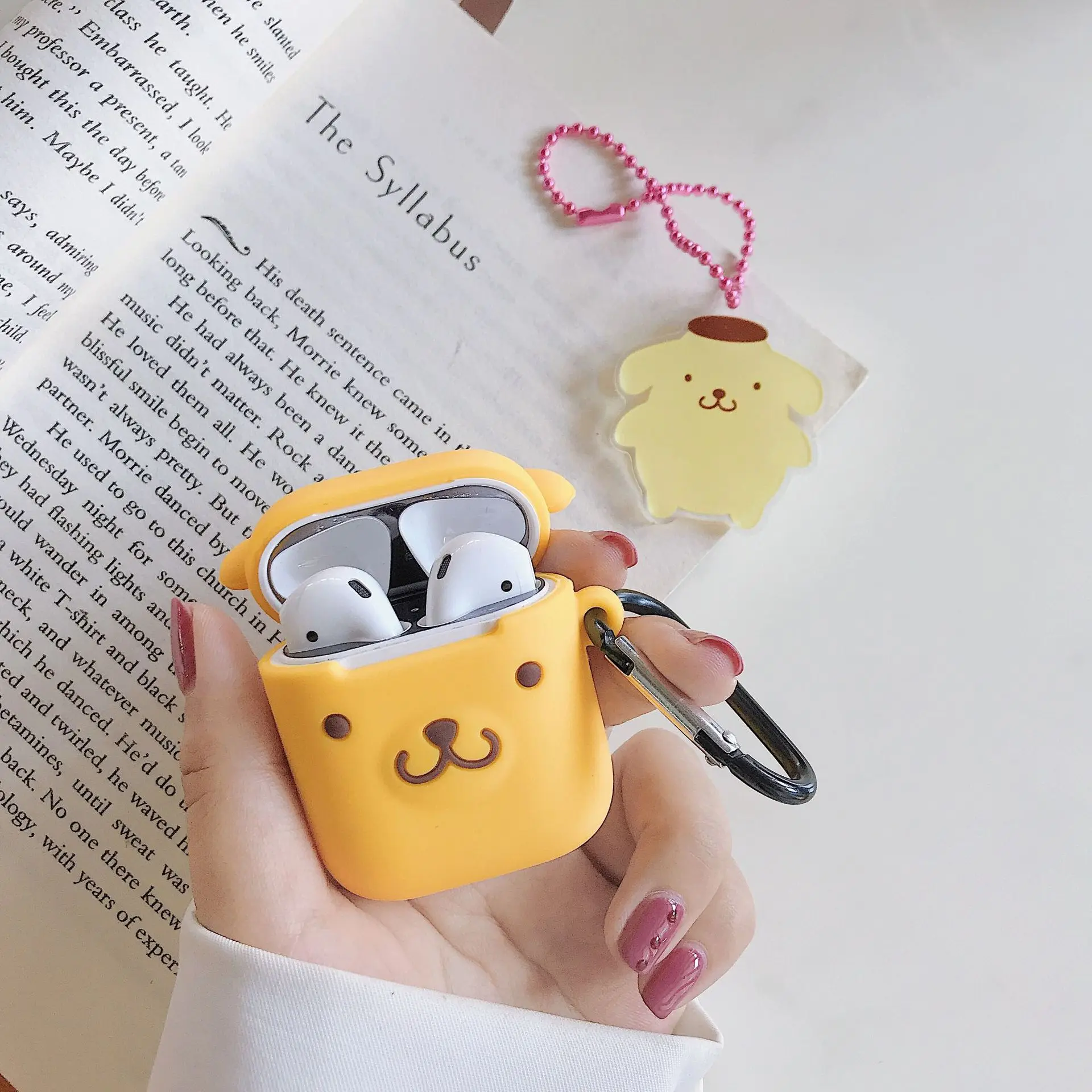 Японская Милая мультяшная гарнитура чехол для AirPods Cinnamoroll Melody Kuromi Buzz Toy беспроводной Bluetooth наушники чехол s с подвеской