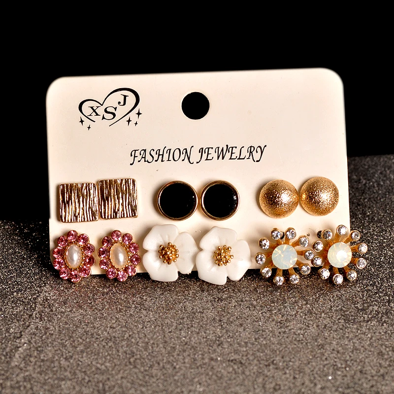 Новинка 2019 Модные женские ювелирные изделия оптовая продажа праздничные серьги