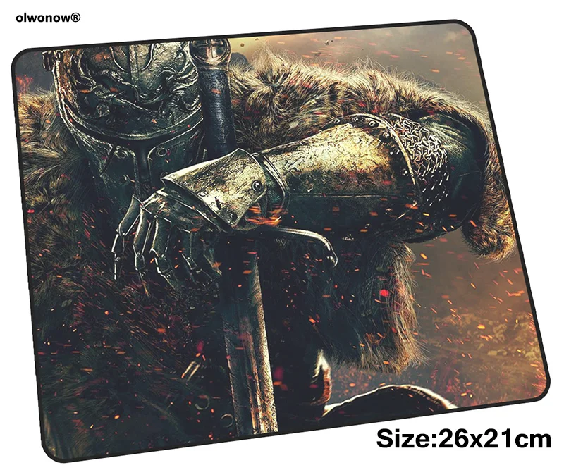 Коврик для мыши Dark души игровой коврик 26 х21 см большой компьютерный Настольный