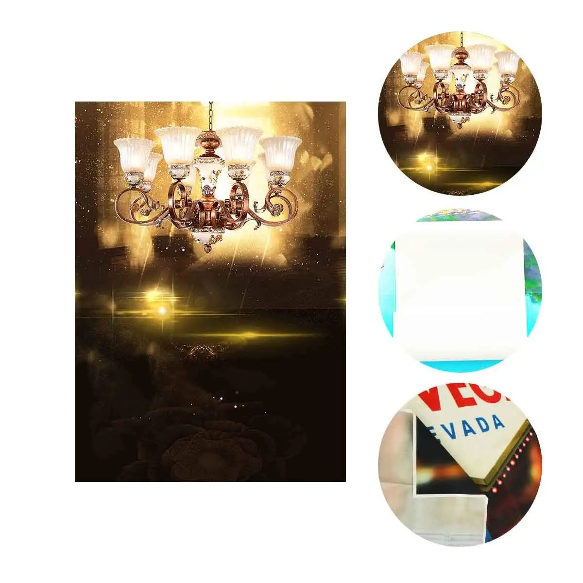 5x7ft Luxury Chandelier Backdrop Dimly-toned Luxury Chandelier Photography Background and Studio Photography Backdrop Props
5x7ft Luxury Chandelier Backdrop Dimly-toned Luxury Chandelier Photography Background and Studio Photography Backdrop Props