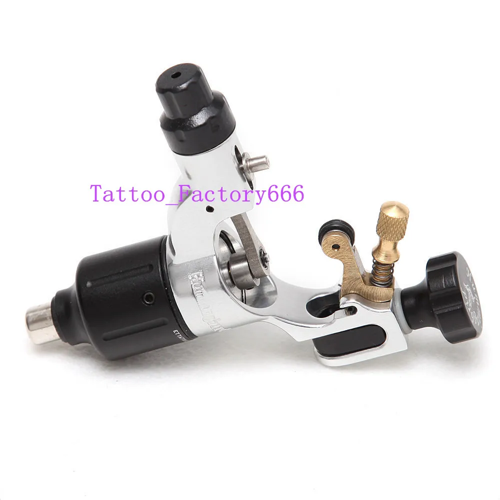 Original Hummingbird Silver Gen 2 Rotary Tattoo Machine with Swiss Motor for Liner and Shader - Includes Free RCA Cord image 2