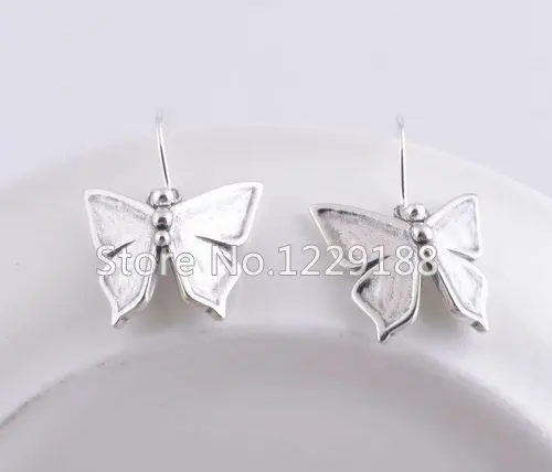 Excellent 925 Sterling Silver Animal Butterfly Earrings Vivid Design Statement Gifts For Women Onlinesale | Украшения и