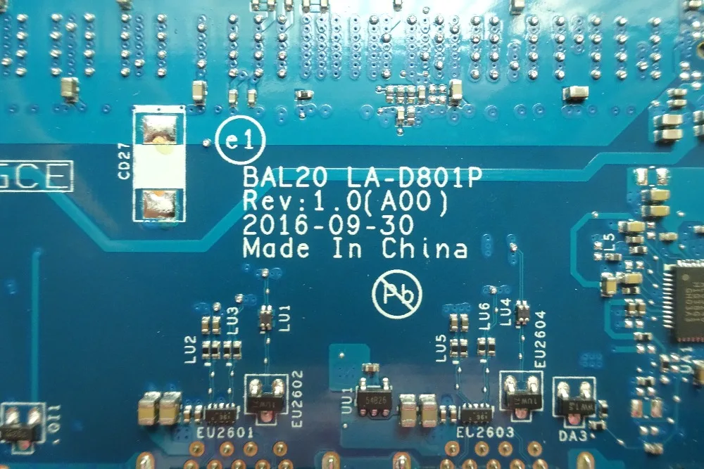Для DELL 5567 5767 Материнская плата ноутбука BAL20 LA-D801P CN-0VMRRP CN-0KFWK9 DDR4 SR2ZV I7-7500U R7 M445 материнская плата протестирована