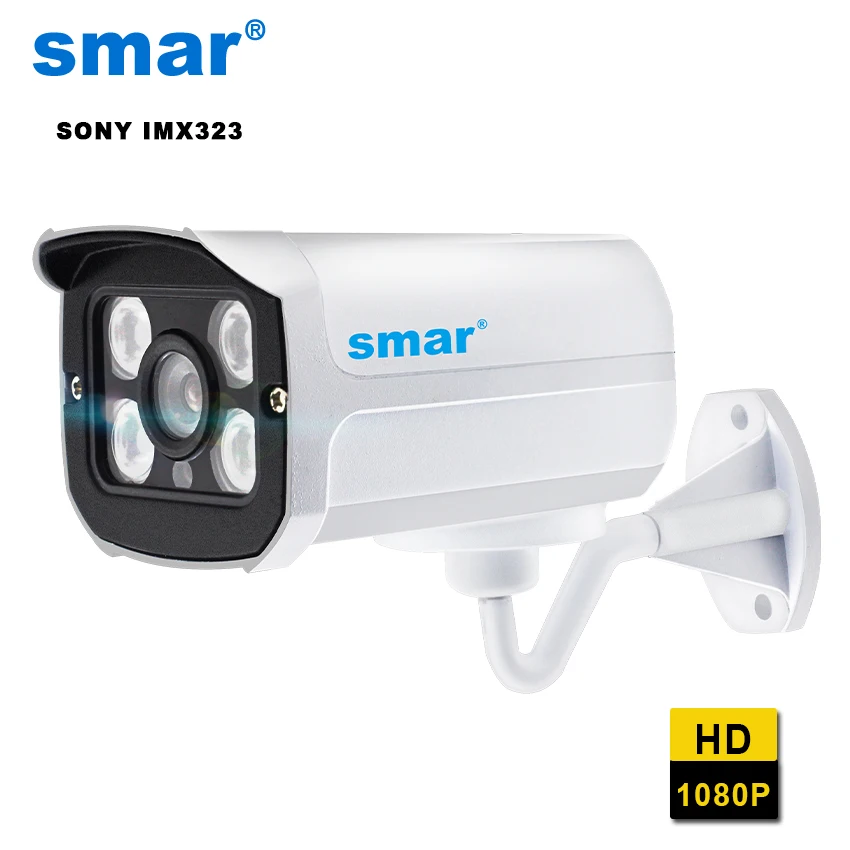 Smar 4 шт. Массив ИК Led 1080P ip камера наружная sony IMX323 сенсор пуля домашнее видео